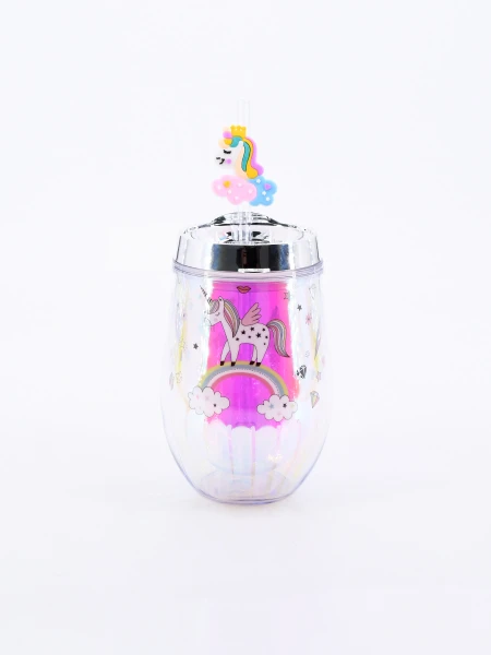 VASO UNICORNIO PLATEADO