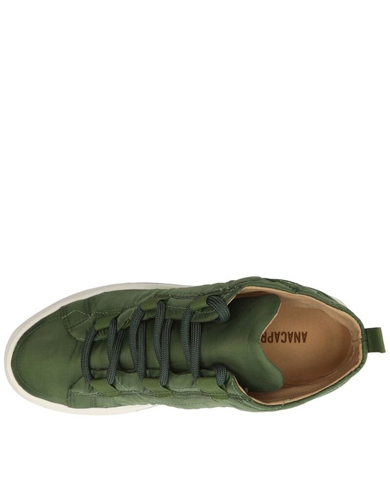 Champion Verde Acordonado Con Suela Blanca U