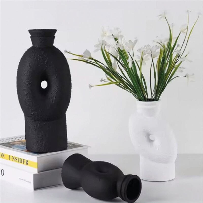 FLORERO CERAMICA 12x8.5x20CM BLANCO FLORERO CERAMICA 12x8.5x20CM BLANCO