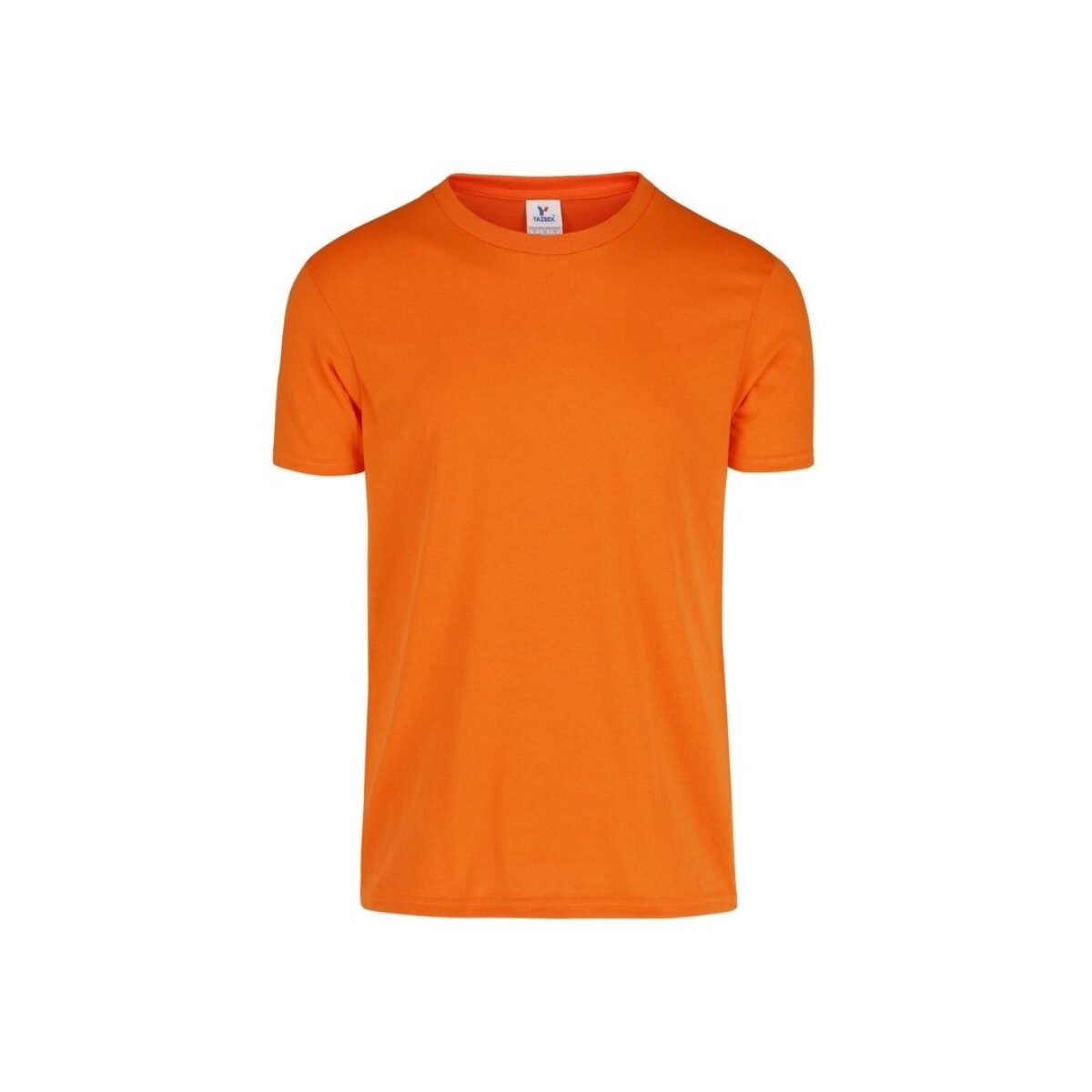 Camiseta a la base jaspe - Naranja neón 