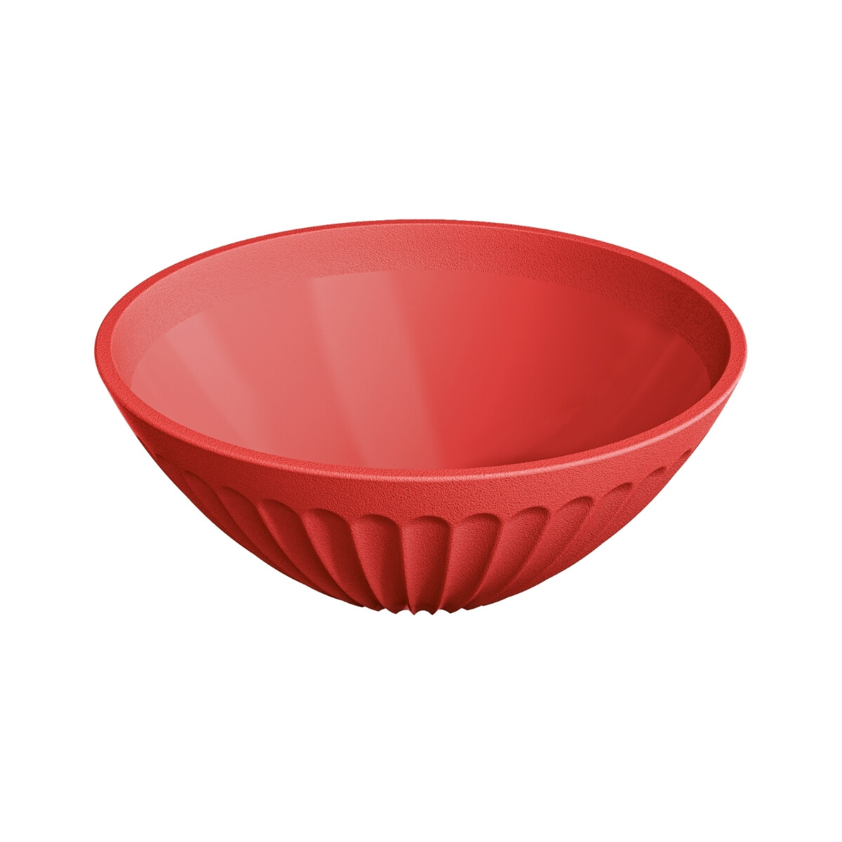Bowl de plástico 1,5lts - ROJO 