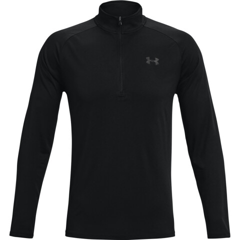 UA Tech 2.0 1/2 Zip-RED BLK-001