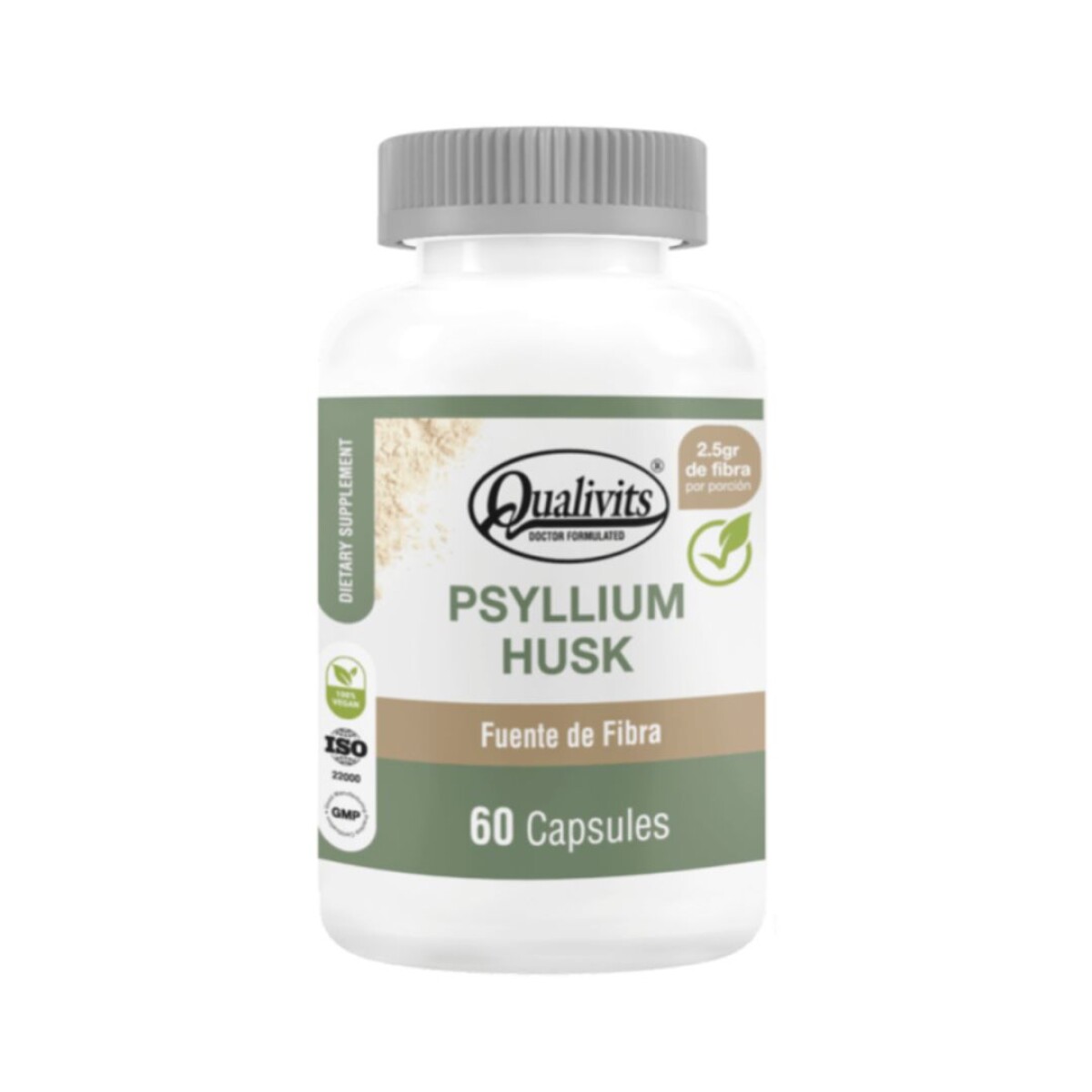 Psyllium Husk Cápsulas - Qualivits 