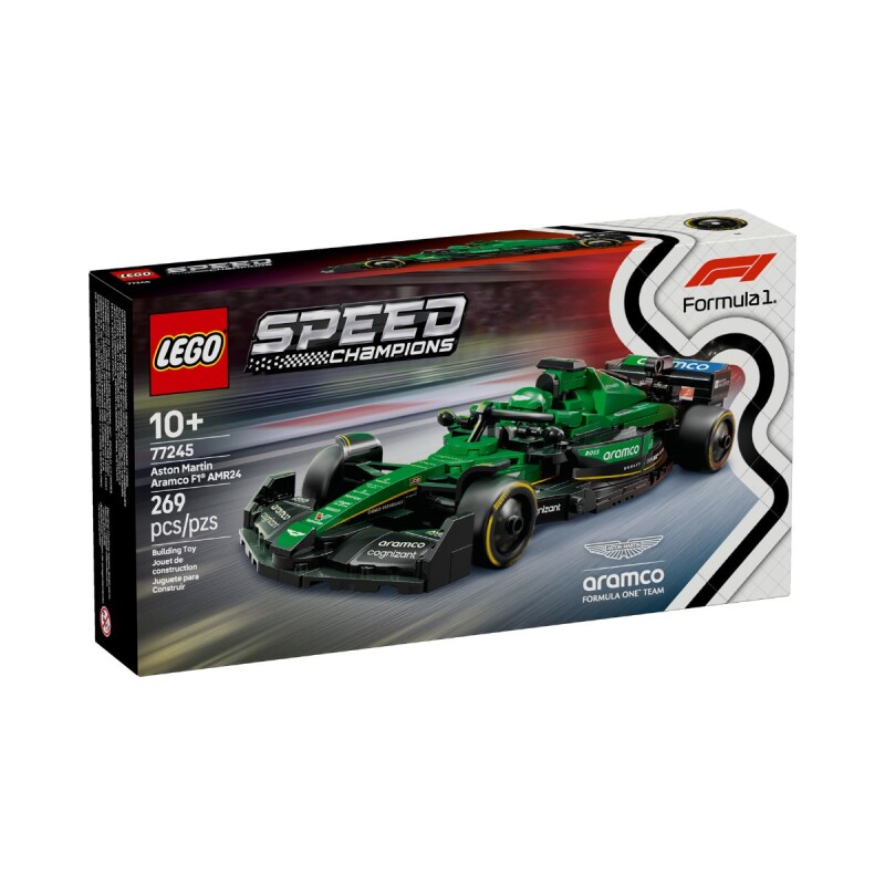 Bloques para armar Lego F1 Auto de Carreras Aston Martin Aramco 269 Pcs 10+ Bloques Para Armar Lego F1 Auto De Carreras Aston Martin Aramco 269 Pcs 10+