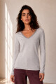 REMERA QUINTO M/L BEIGE