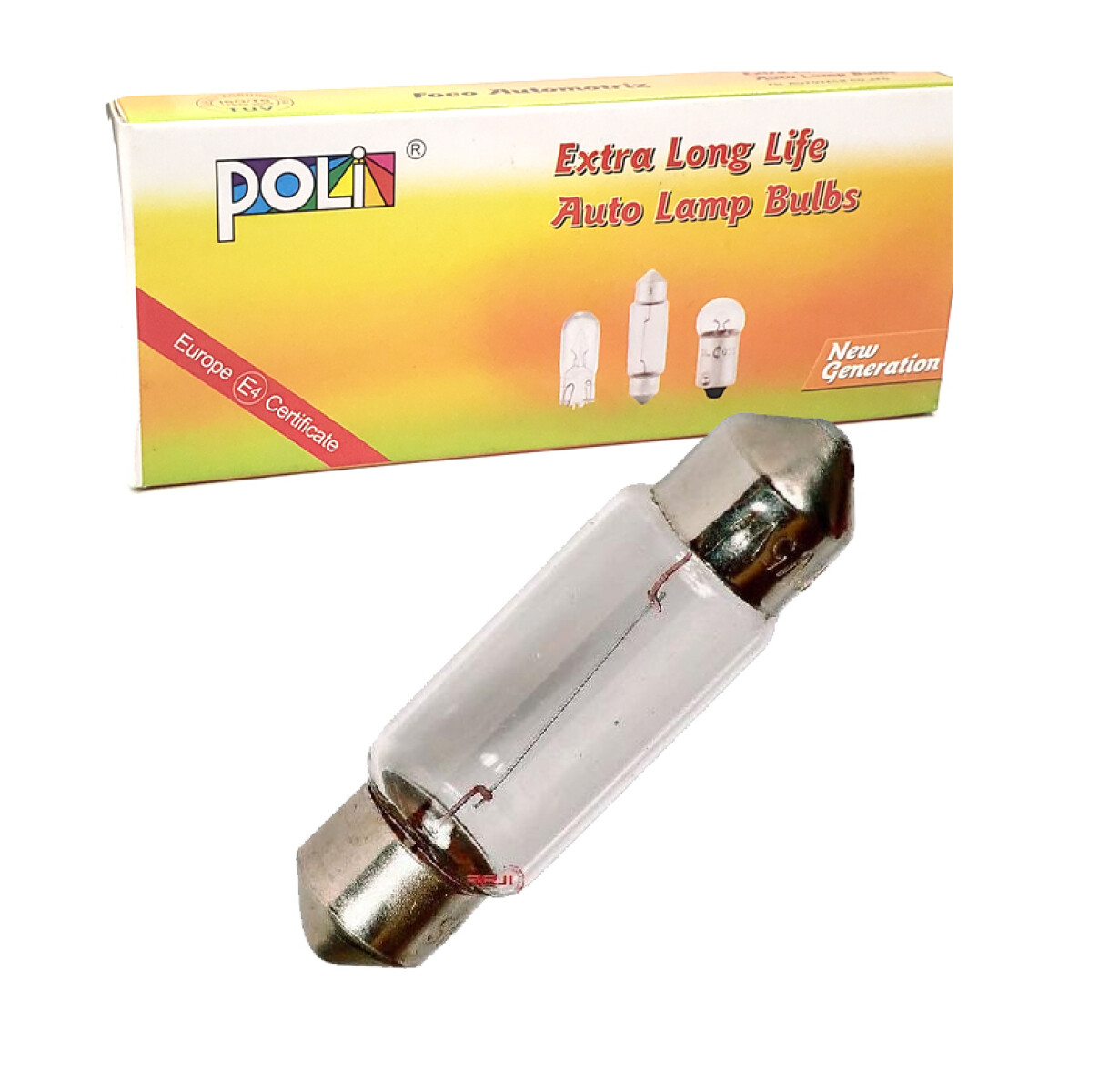 LAMPARA - TUBULAR 12V 10W 11X39 SV8.5 POLY 