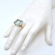 Anillo en oro 18k , aguamarina y brillantes. Anillo en oro 18k , aguamarina y brillantes.