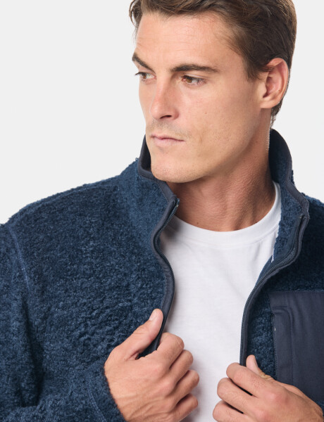 CAMPERA CORDERITO Azul