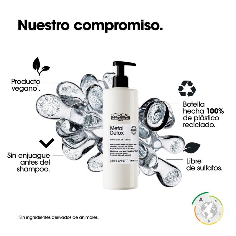 Shampoo L'Oréal Prof Metal Detox trat pre-shampoo 250ml Shampoo L'Oréal Prof Metal Detox trat pre-shampoo 250ml