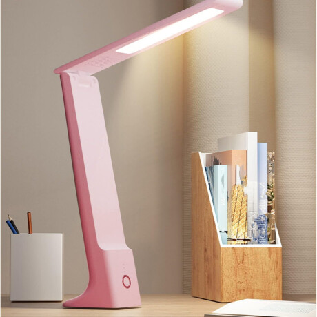 Veladora portátil plegable para escritorio Rosado