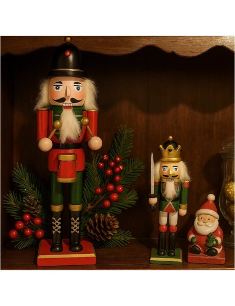 SOLDADITO NAVIDEÑO MADERA 18CM. SOLDADITO NAVIDEÑO MADERA 18CM.