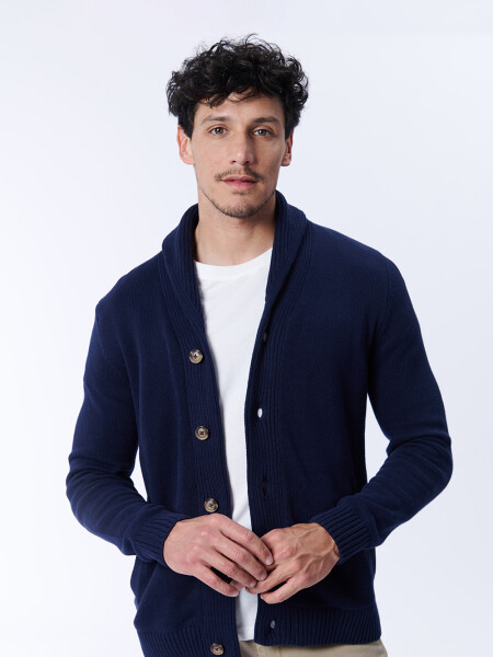 Cardigan tejido Azul Marino