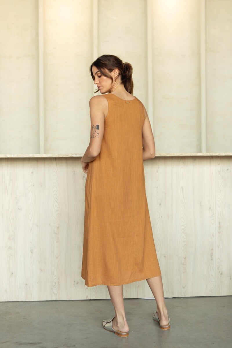 VESTIDO ALLEGRA SS24 Camel