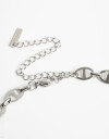 Collares Cortos Metal Collar De Acero Men´s Collection - Plateado