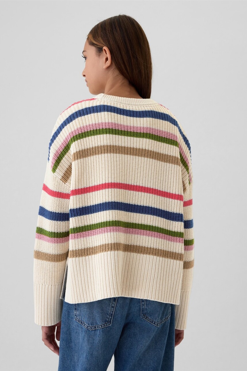 Buzo A Rayas Niña Multi Stripe