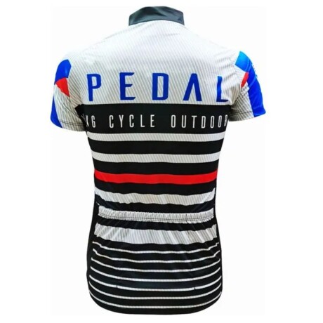 Camiseta de ciclismo con bolsillos Gris