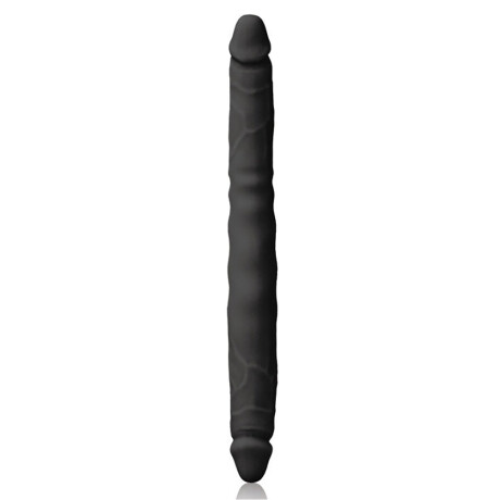 Doble Dildo Realístico Colours 30 cm Negro