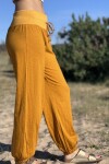 Pantalón babucha Mostaza
