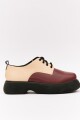 Mocasin Beat Bordeaux/cream