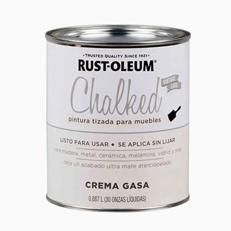 BROCHABLE RUST OLEUM TIZADO CREMA GASA 0.887 LT BROCHABLE RUST OLEUM TIZADO CREMA GASA 0.887 LT