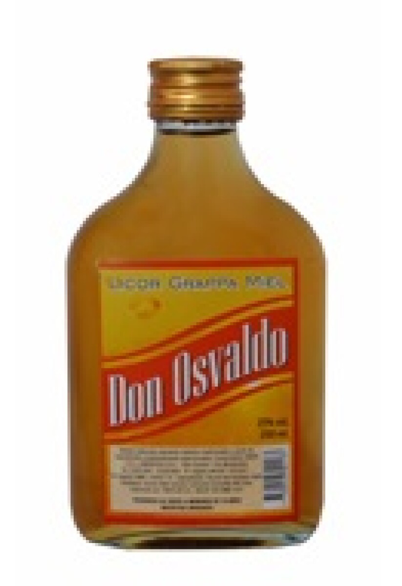 BEBIDA GRAPPAMIEL DON OSVALDO PETACA 200ML. 