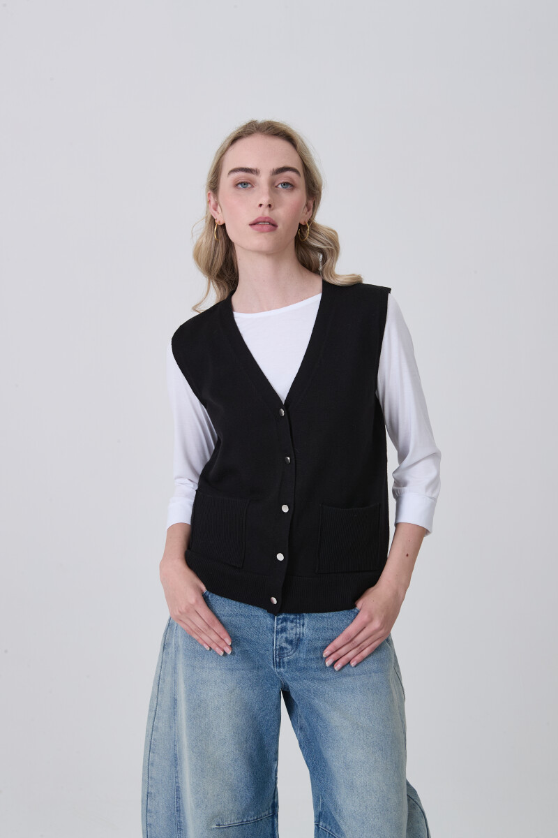 Chaleco Tebal - Negro 