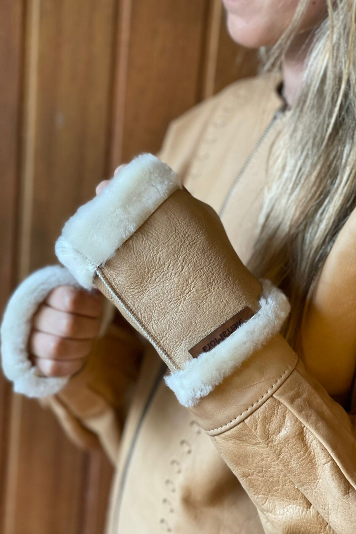 Warm Gloves Beige