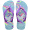 Sandalias Infantiles Havaianas Kids Fantasy Violeta - Verde Agua