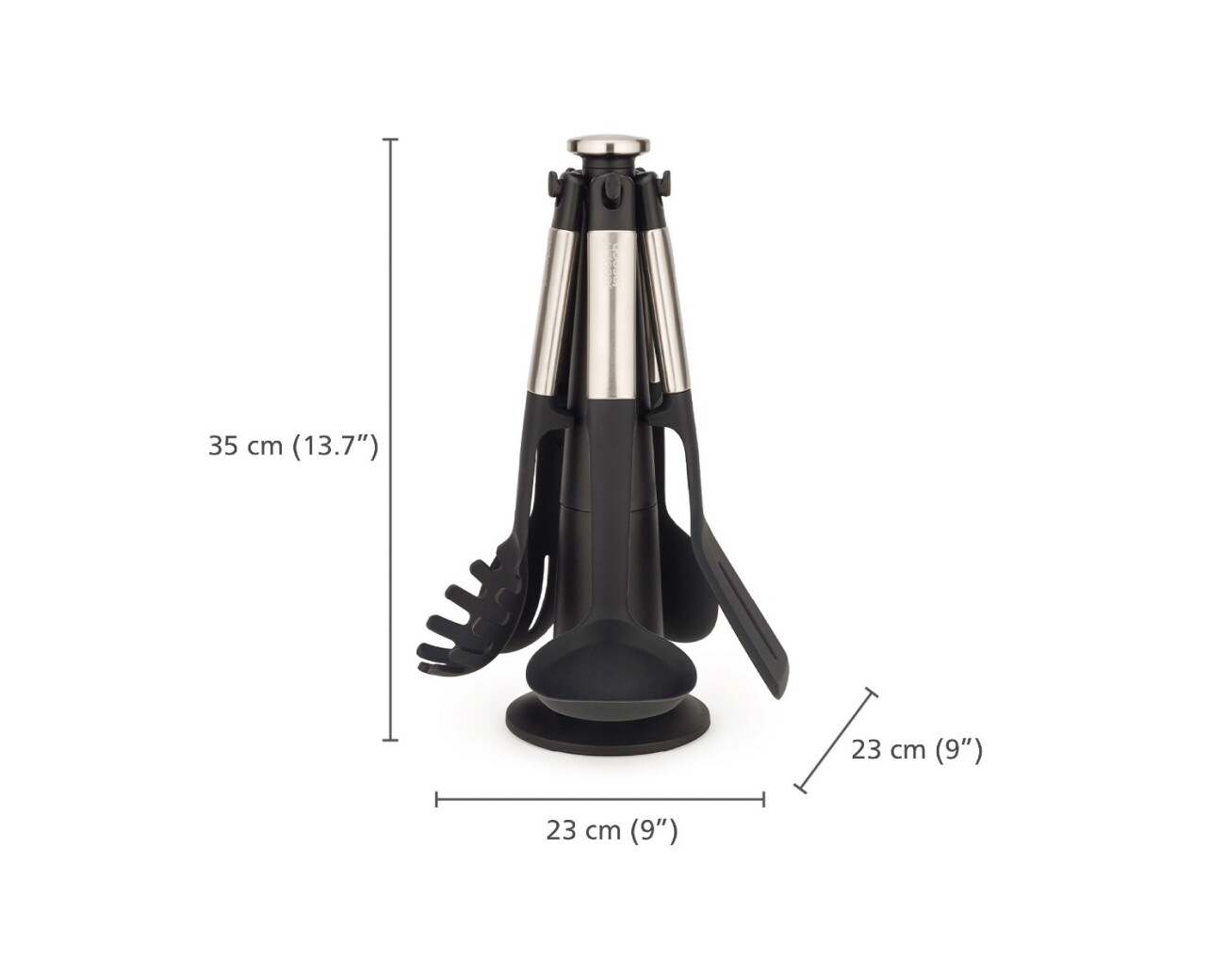 Set de 5 Utensilios de Silicona con Carrusel Joseph Joseph Elevate™ Set de 5 Utensilios de Silicona con Carrusel Joseph Joseph Elevate™
