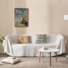 Manta para Sillon y Cama 130x180 cm blanco