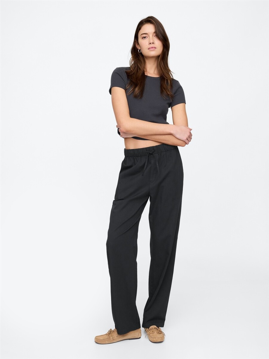Pantalón Twill Easy Mujer - Black 22 
