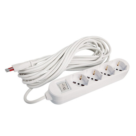 Alargador de Corriente Schuko 3M con Interruptor 1E:3S MEL211