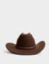 Sombreros Sombrero Suede Chocolate - Marron Chocolate