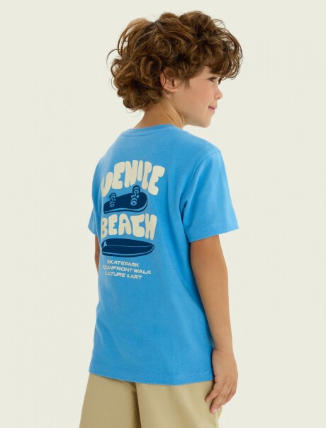 CAMISETA PARA NIÑO CELESTE