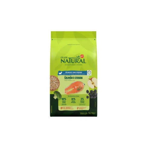 Guabi Perro Adulto Raza Pequeña Salmón y Cebada 10,1 kg Guabi Perro Adulto Raza Pequeña Salmón y Cebada 10,1 kg
