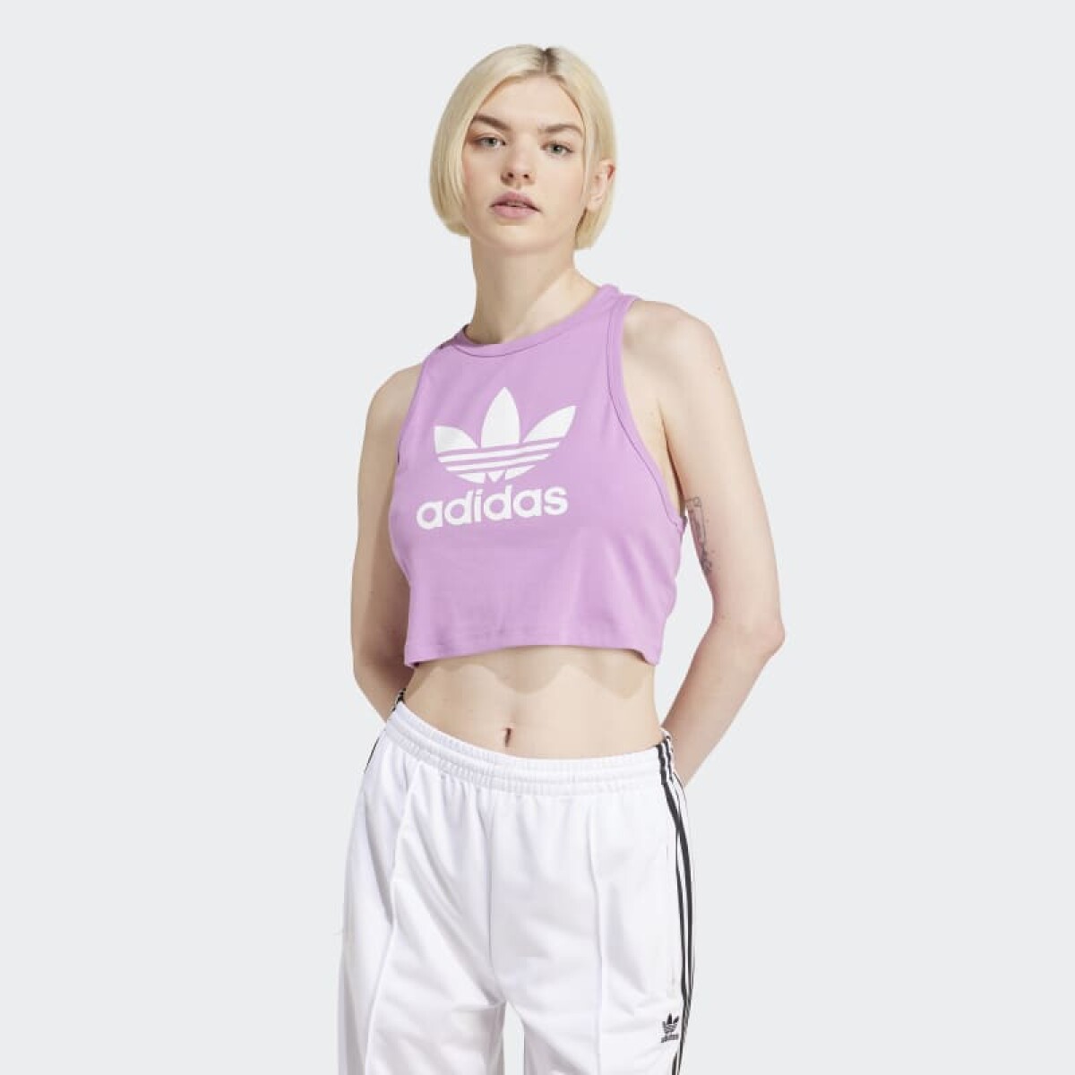 Musculosa Adidas Trifolio - Rosado 