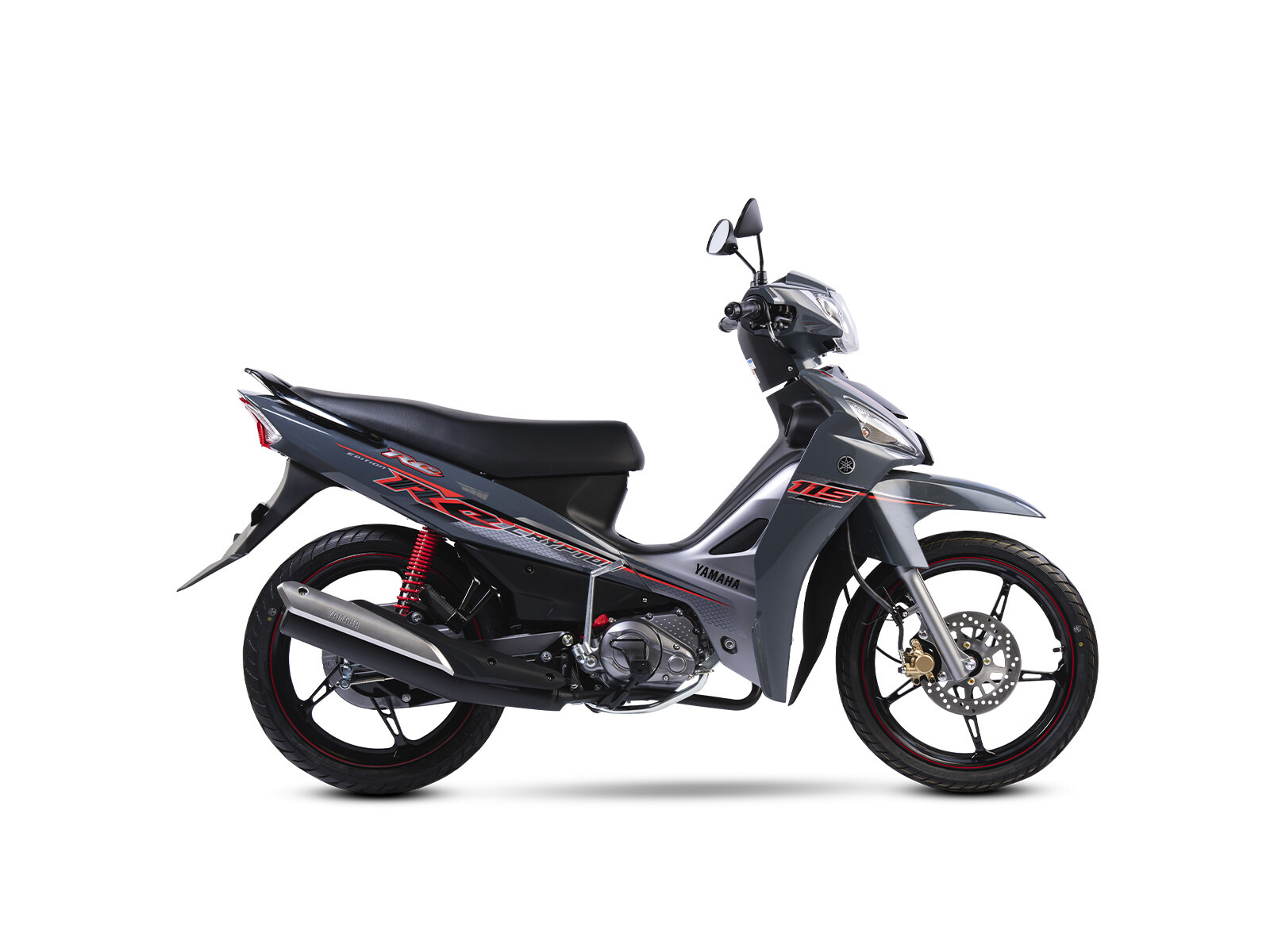Moto Yamaha Crypton 115 FI Gris Pastel 