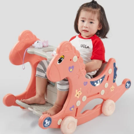Caballito Balancín Mecedor Plástico 309 ROSA
