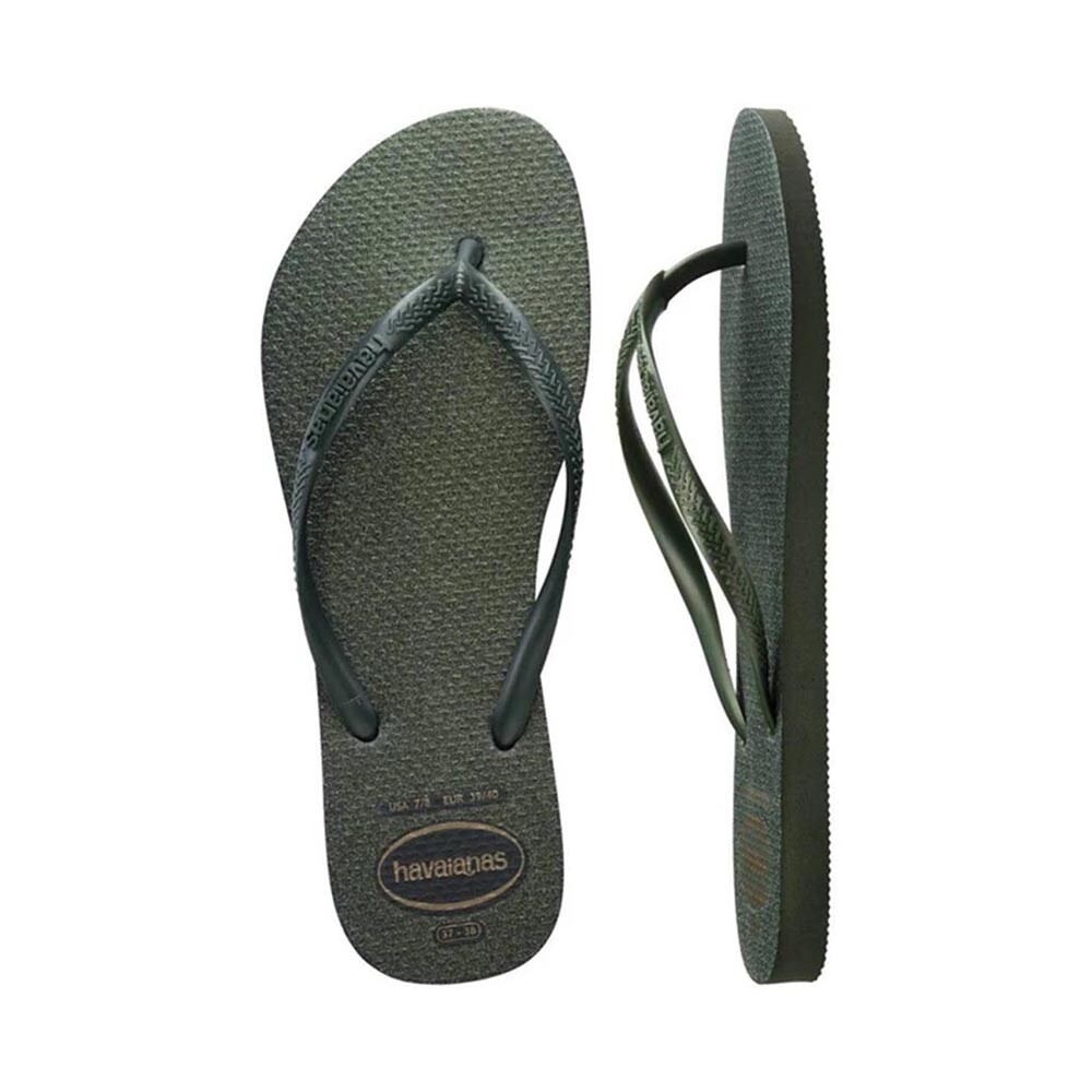 Sandalias Havaianas Slim Gloss FC Mujer Verde Oliva