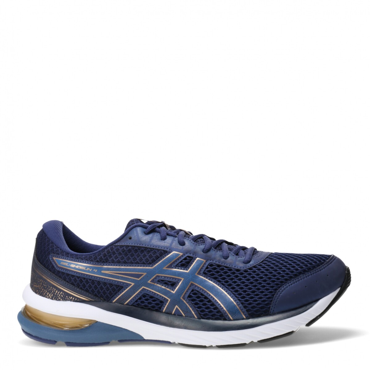 Championes de Hombre Asics Gel Shogun 4 Asics - Azul Marino - Dorado 