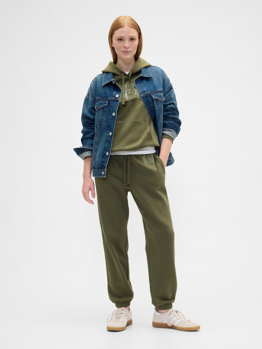 V-GAP HERITAGE JOGGER - ARMY JACKET GREEN 