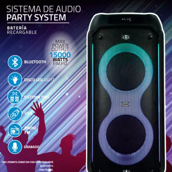 Parlante Amplificado Xion Xi-xt8800 PARLANTE XION XT8800 15000W