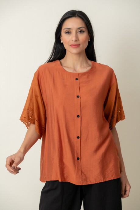 BLUSA GERBERA Terracota