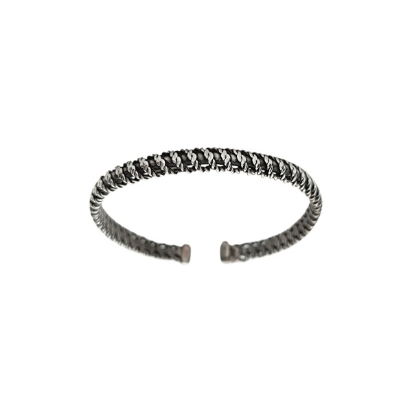 Brazalete tejido-Plata 925-Sin Piedra-BR3034 sinpiedra