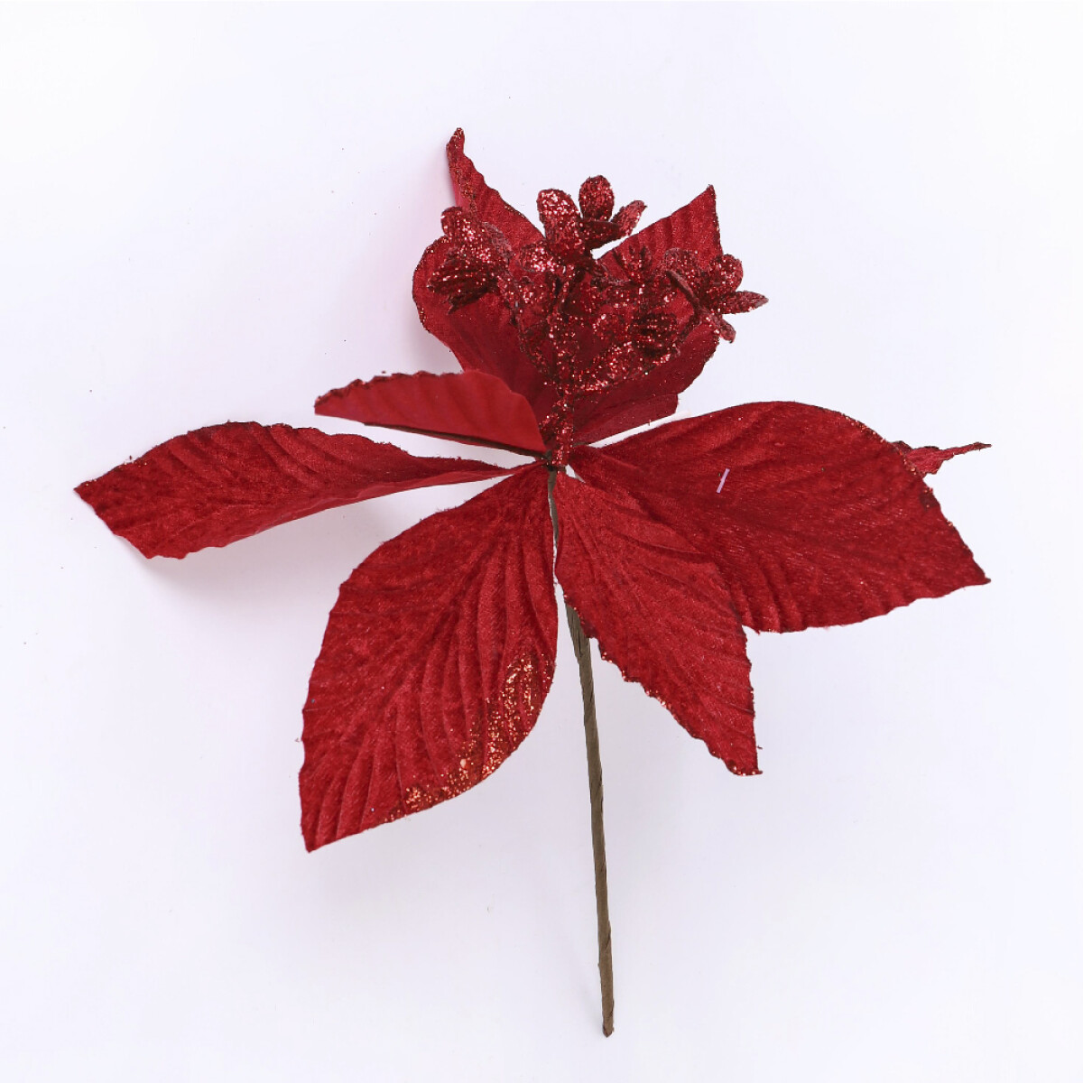 Flor Navideña Roja 35x25cm 