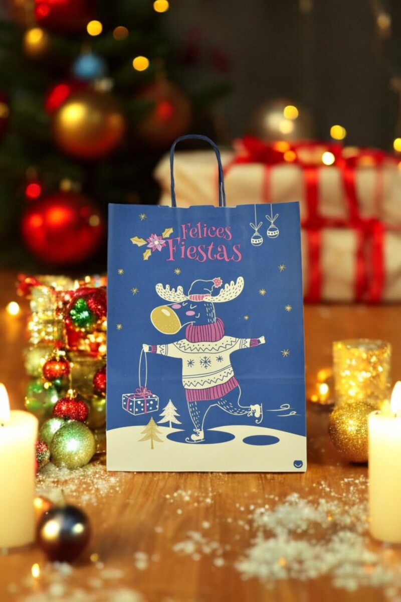 Bolsa fantasia luna 22x10x30 cm. - Navidad Gift 