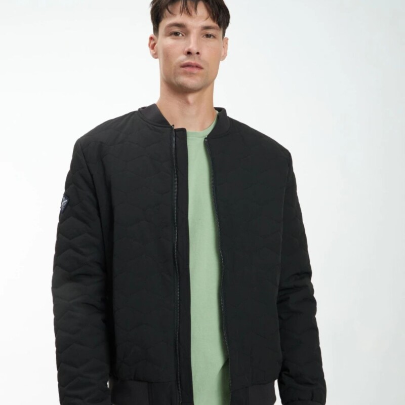 Campera Bomber LORD Uniform Negro