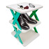 Organizador Zapatera Cocina 3 Niveles Cocina Plástico Variante Color Verde Agua