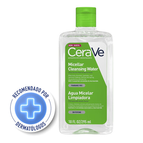 CERAVE AGUA MICELLAR LIMPIADORA 10 OZ - Desmaquillante suave con acido hialuronico y niacinamida CERAVE AGUA MICELLAR LIMPIADORA 10 OZ - Desmaquillante suave con acido hialuronico y niacinamida