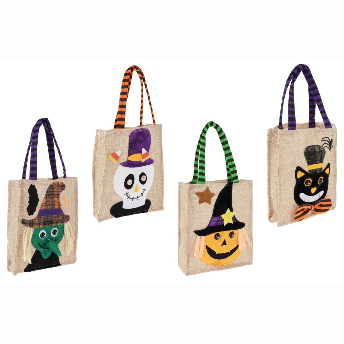 Bolsa Arpillera de Halloween 